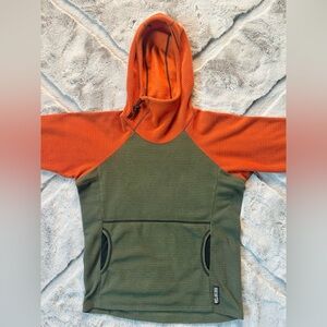 Melanzana Micro Grid hoodie, men’s small